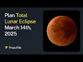 How to Plan a Photo of the Total Lunar Eclipse of March 14th 2025 Step by Step Tutorial