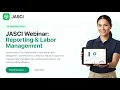 JASCI Webinar Reporting Labor Management