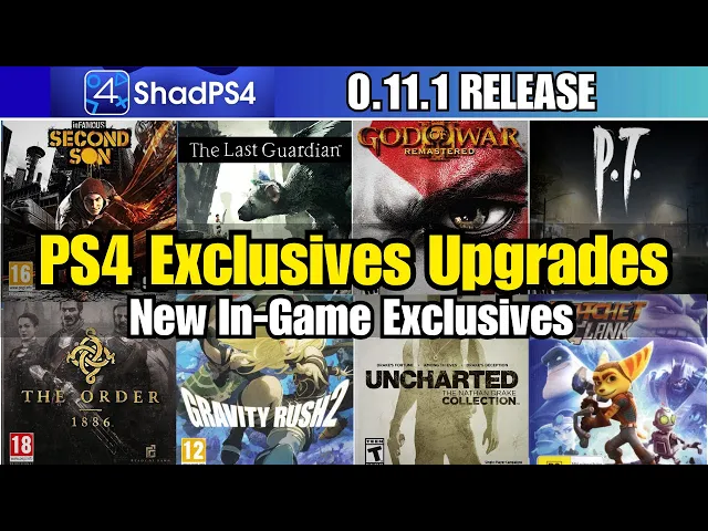 SHADPS4 0.11.1 Release - Huge Upgrades for PS4 Exclusives on PC!