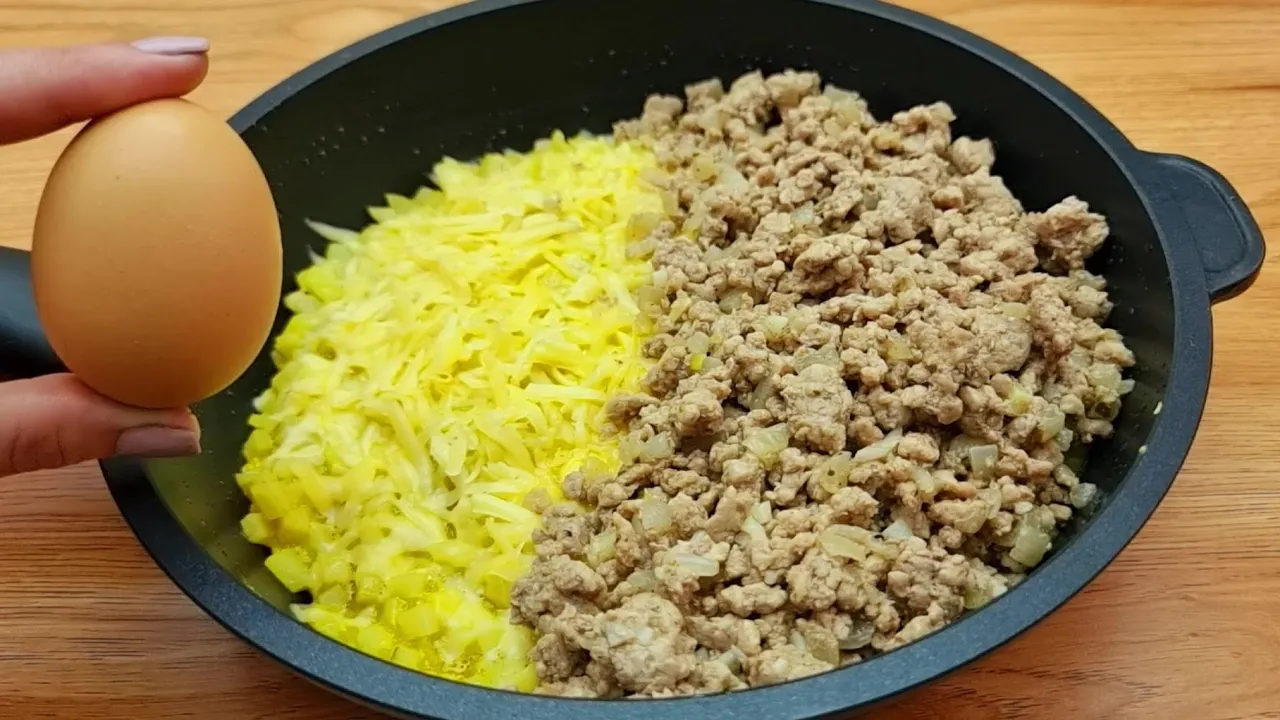 
          
          
          
            
            Schnelles und einfaches Rezept mit Hackfleisch in der Pfanne❗❗🔝 #204
          
        . 