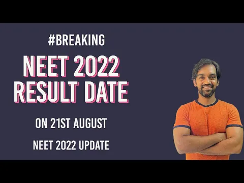 NEET 2022 result date NEET 2022 latest news