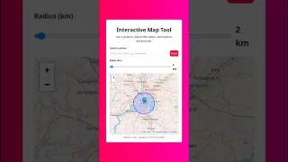 Interactive Map Tool with JavaScript Leaflet js Web Development Tutorial WebCraft Devs