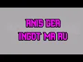Download Lagu Lirik dan arti lagu Batak Ingot Ma Au – Anis Gea