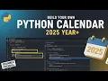 Python for beginners Build an interactive Calender App in 7 minutes