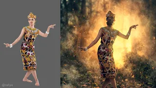 Cinematic Forest Fire Scene | Photoshop Photo Manipulation