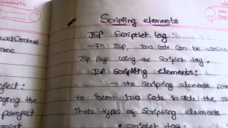 4 JSP API and Scripting Elements part 4