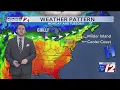 WPRI 12 Weather Forecast 26 Cloudy Foggy Today Milder Trend Ahead