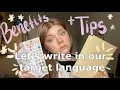 Why you should start a language journal talking about benefits and tips