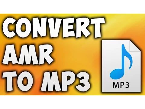 Download MP3 How to Convert AMR TO MP3 Online - Best AMR TO MP3 Converter [BEGINNER'S TUTORIAL]