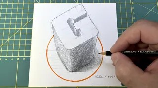 Drawing 3D Letter G #minimalart #freehanddrawing #3dart