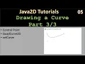 QuadCurve2D Part 3 - Draw Quad Curve Java2D Tutorial