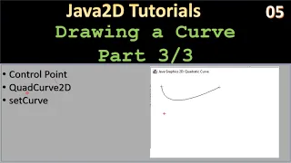 QuadCurve2D Part 3 - Draw Quad Curve Java2D Tutorial