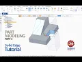 Solid Edge Part Modeling - 2 Solid Edge Tutorial Solid Edge for Beginners