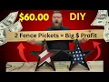Download Lagu WTurn $5 of Wood Into $60 Patriotic Decor – Fence Picket DIY That SELLS!