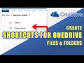 OneDrive - Create a SHORTCUT to a File or Folder