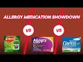 Which is the best allergy medication for you Zyrtec vs Allegra vs Claritin
