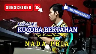 Download KUCOBA BERTAHAN - VANNY VABIOLA || KARAOKE PRIA MP3