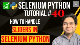 Selenium Python Tutorial - How to handle Sliders in Selenium Python
