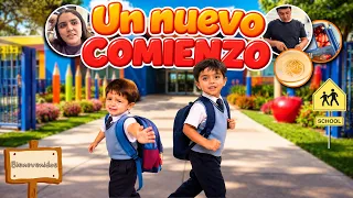PRIMER DIA DE CLASES DE MEMEO Y VICENTE 👦🏻👦🏻✏️🎒🖍️/PAUL VALENZUELA 