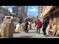 How fedex sorts packages in downtown Manhattan New York nyc