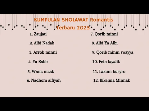 Download MP3 Kumpulan lagu Arab duet Romantis terbaru 2023 | sholawat merdu | sholawat terbaru