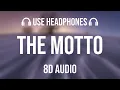 Download Lagu Tiësto, Ava Max - The Motto | 8D Audio 🎧
