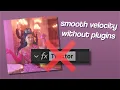 smooth velocity no plugins after effects