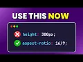 How Aspect-Ratio Fixes Broken Layouts in CSS