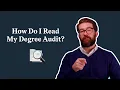 How Do I Read My Degree Audit