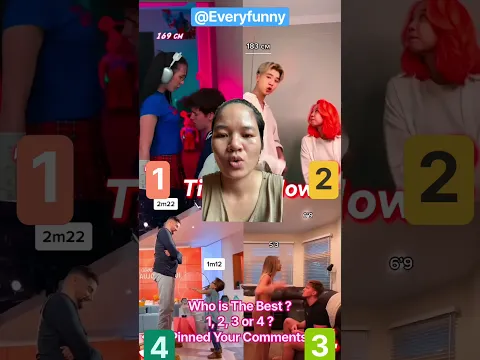 Who is The Best ?1, 2, 3 or 4 ? 🔥Pinned Your Comments 🚀 #funny #trending #shorts #1234#35 #viral