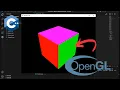 Rotating Cube using C and OpenGL