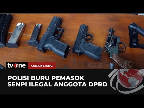 Polisi Sita 4 Senjata Api Ilegal Milik Anggota DPRD Lampung Tengah