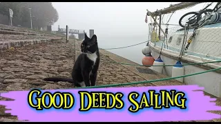 THICK FOG, French market and a CRAZY lady.//FRENCH CANALS S2 Ep.18 @gooddeedssailing