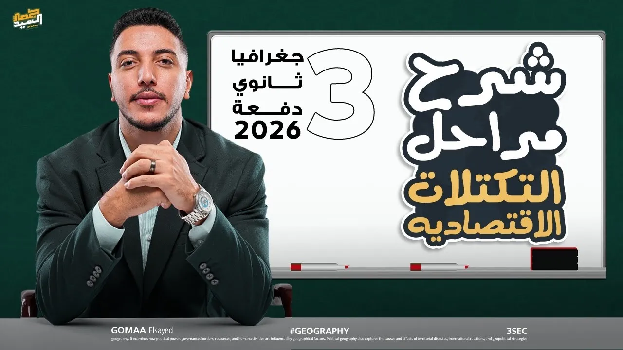 شرح مراحل التكتلات الإقتصادية بالكامل I اضمن سؤالين في امتحان 2026 #جغرافيا_سياسية _2026 📚👌🏽