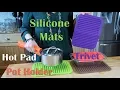 SILICONE MATS HEAT RESISTANT Kitchen Trivets Pot Holders REVIEW