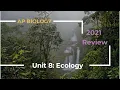 AP Biology Unit 8 Review