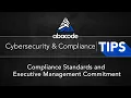 04 - Compliance Standards and Executive Management Commitment