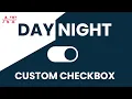 Day Night Mode using only HTML CSS Custom Checkbox Toggle Button amittutorial5