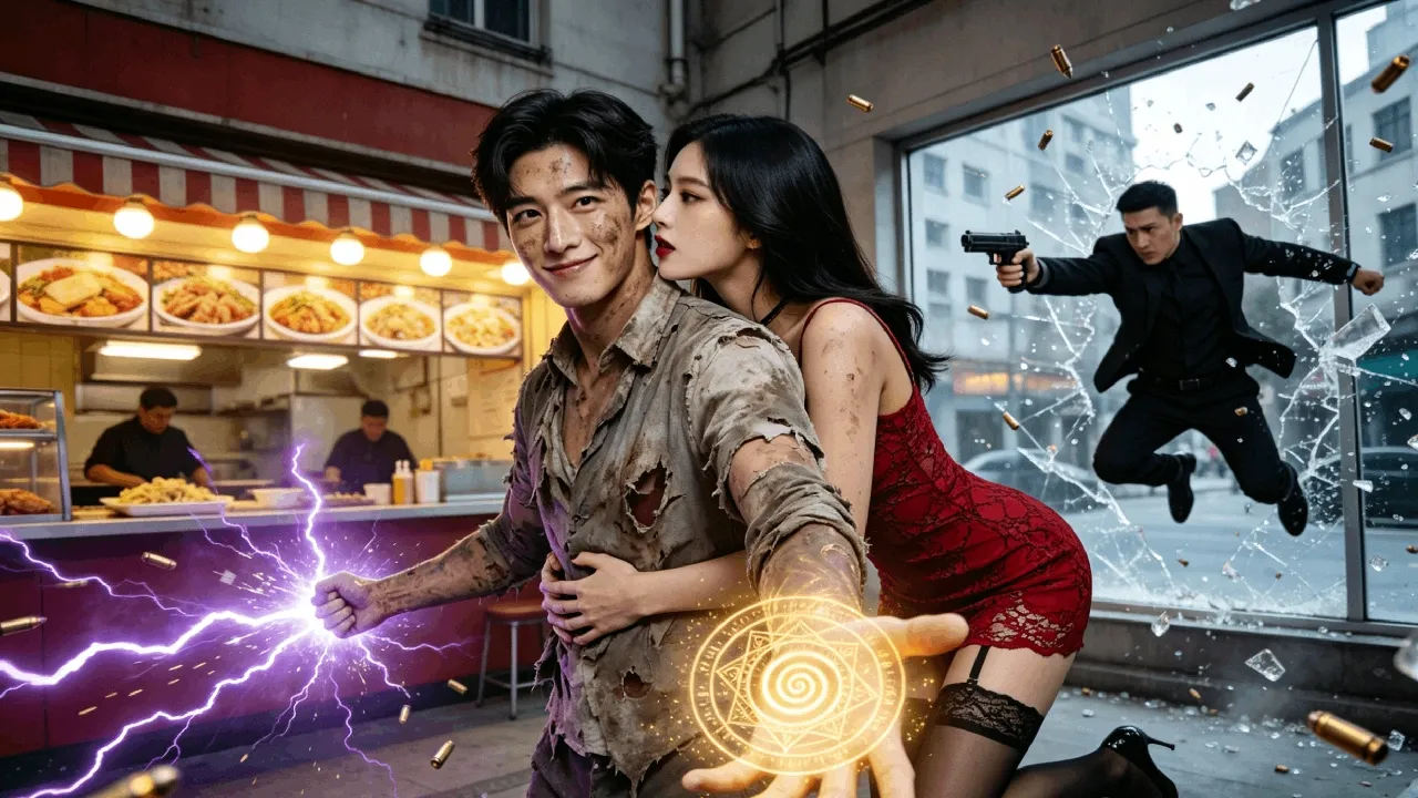 Mahinang lalaki nagligtas ng hinahabol na babae;ibinigay niya ang sarili—di alam,top war god pala si poster