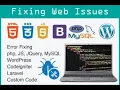 I will be web app developer in PHP laravel codeigniter wordpress website