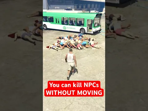 How I Killed EVERYONE in GTA 5 Without MOVING!