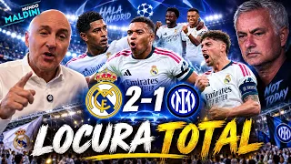 COURTOIS SALVA AL REAL MADRID EN UN PARTIDO LOCO: MBAPPÉ Y VALVERDE TUMBAN AL INTER