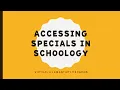 VLP How to Access Specials Courses in Schoology