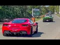 Autos Exoticos Saliendo del Tipico Bonao Rumbo a Santiago de los caballeros Republica Dominicana