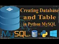 Creating Database and Table in Python MySQL Tutorial 4 in hindi
