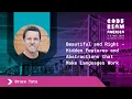 Keynote Beautiful and Right - Hidden Features and Abstractions that Make Languages Work