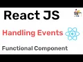 React JS - Handling Events in Functional Components English Coding Scenes