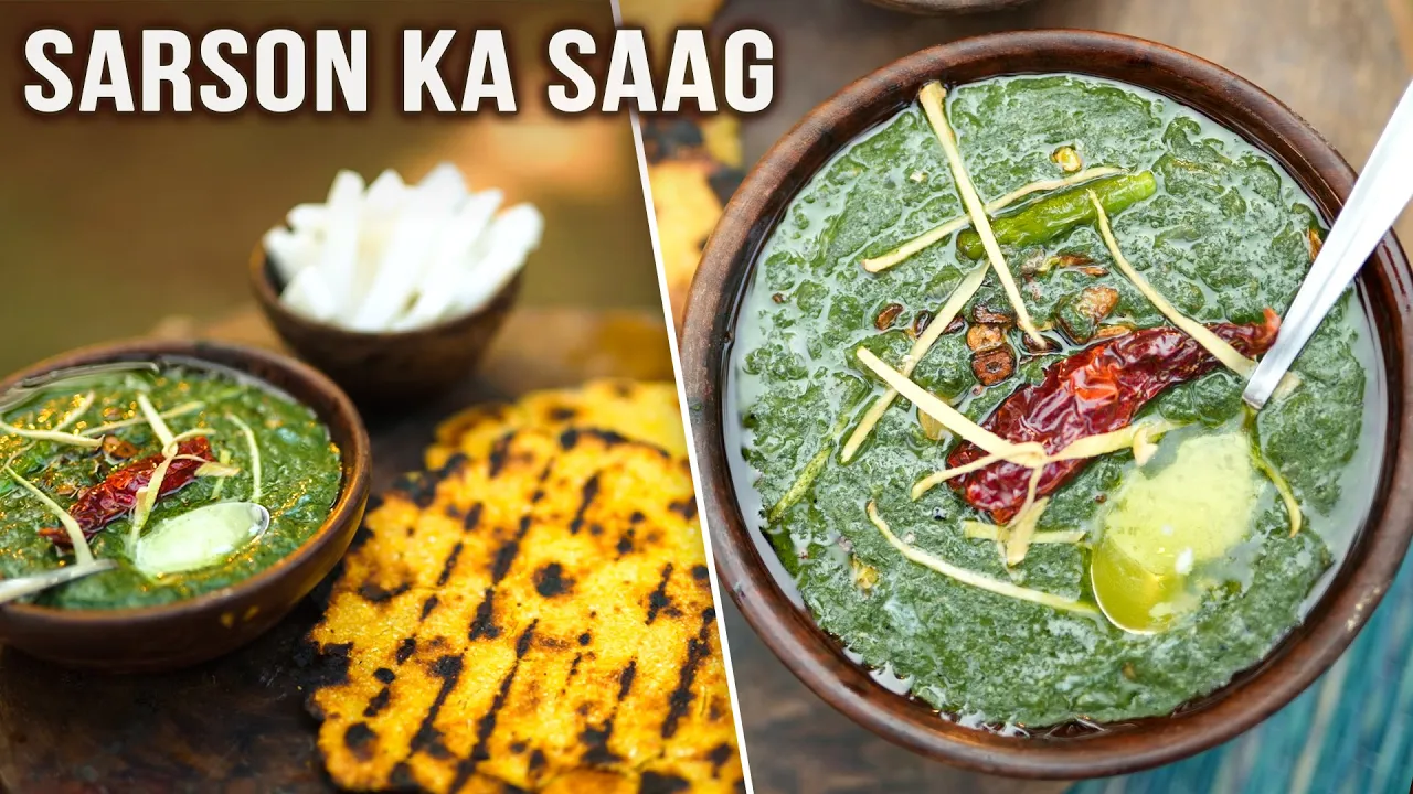 Sarson Ka Saag Recipe   Palak Saag   Indian Spiced Spinach   Spinach Gravy Bombay Chef Varun Inamdar