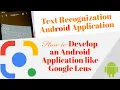 Download Lagu Camera Text Recognization Android Application Development like Google Lens OCR
