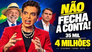 35 MIL MUDARIAM OS 4 MILHÕES DO 2° TURNO? DILMA FAZ AS CONTAS!